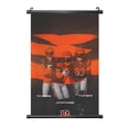 thumbnail image 1 of Cuadro colgante de PVC negro personalizado del equipo de fútbol de los Bengals, varios tamaños, decoración de interiores, cuadro colgante de pared, cuadro decorativo para mesita de noche, 1 of 7