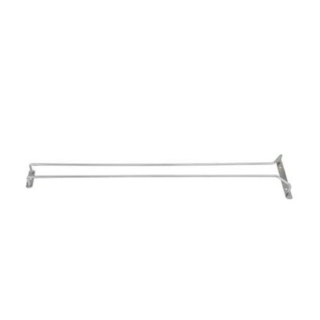 Chrome Stemware - GHC-24, 24-Inch Chrome Plated Wire Glass Hanger Rack, Single Channel Bar Glass Holder, Stemware Rack, The ultimate tool for every professional.., By Winco