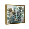 thumbnail image 3 of Stupell Overlapping Flower Sprigs Modern Shapes Abstract Painting Gold Floater Framed Art Print Wall Art, 3 of 6