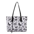 thumbnail image 2 of Bolsa Bolso de hombro con estampado animal a la moda, bolsos de lona para mujer (mariposa) JShteea Para Estrenar, 2 of 9