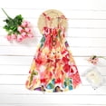thumbnail image 2 of EnJoCho Kids Girls Baby Clothes Vestidos Floral Bohemian Beach Straps Dress Toddler Baby Girls Fashion Summer Party Wear Clothes Cute Dress Floral, 2 of 5