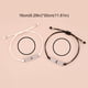thumbnail image 3 of 2Pcs Set Corazón Sol Luna Pulseras con Encanto para Mujeres Hombres Hecho a Mano Cuerda Trenzada Pulseras Ajustable Pareja Amistad Joyería Regalo, 3 of 8