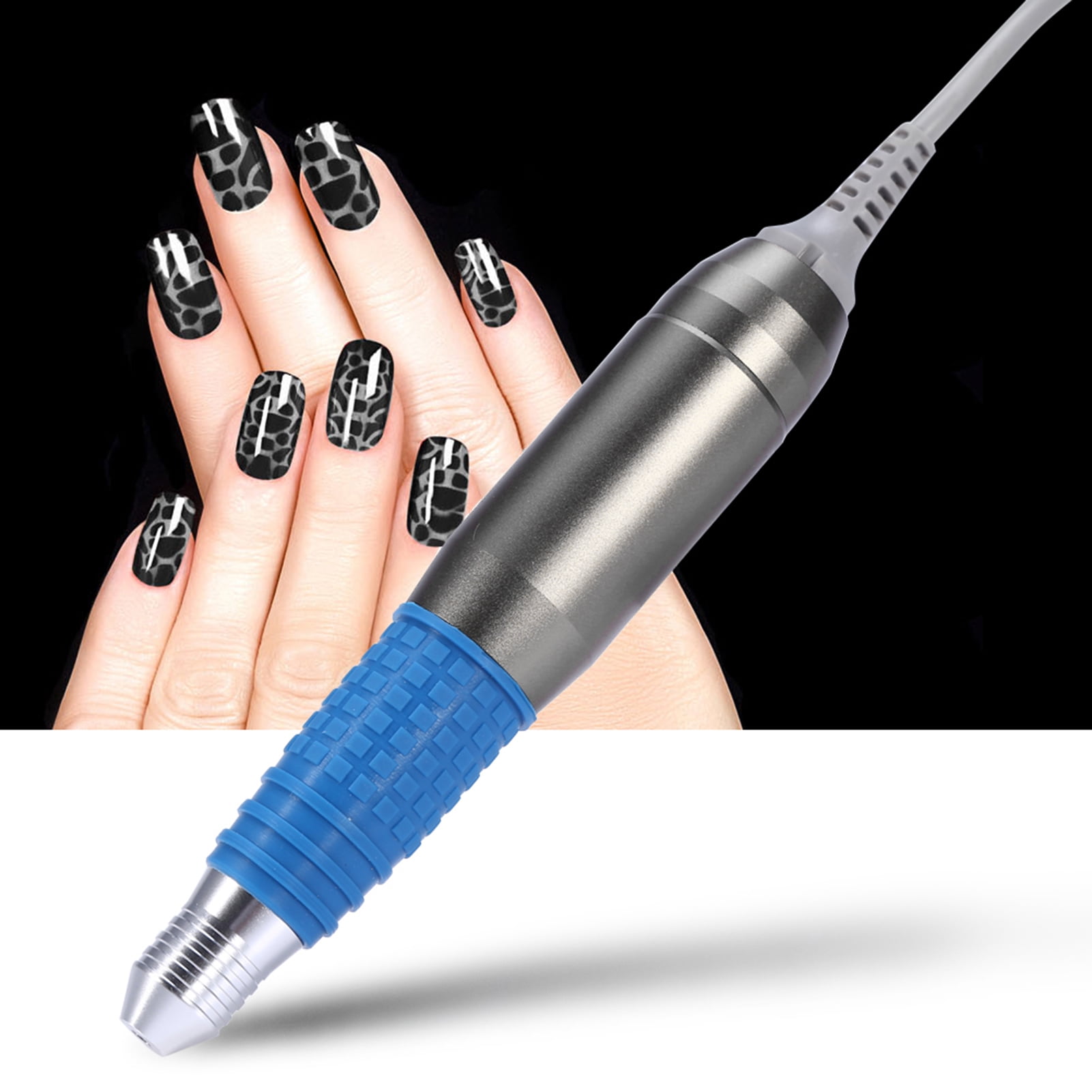 Nail File Pen, Stainless Steel Nail Drill Handle, Easy To Use Artificial Nails For Natural Nails Home Diy Professional Salon