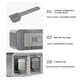 thumbnail image 5 of Cajón De Especias Colgado En Pared, Mueble De Cocina, Transparente, Con Tazón, Aplicable Horizontal Y Vertical, Organizador De Espacios Cálidos, Para Cocina Moderna, Metal, 2 Niveles, Para, 5 of 8