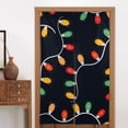thumbnail image 4 of XMXT Japanese Noren Doorway Room Divider Curtain,Fun Colored Lights Print Restaurant Closet Door Entrance Kitchen Curtains, 34 x 56 inches, 4 of 7