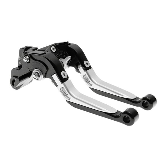 Short Long Brake Clutch Levers for Kawasaki VERSYS 650 15-23 Adjustable Motorcycle Handlebar Brake Lever Aluminum Alloy Black Head Silver Tone Handle
