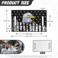 thumbnail image 7 of Whosucclay 4 Pockets Towel Seat Cover for All-Season Use Winter, Breathable Durable Golfcart Cushion Cover, Patriotic Eagle Print, 7 of 7