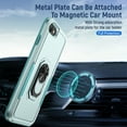 thumbnail image 2 of iPhone SE 2022 Case/iPhone SE 2020 Case/iPhone 8 Case/iPhone 7 Case with Ring Stand, Dteck Heavy Duty Full Body Shockproof Case Support Car Mount Hybrid Bumper Silicone Hard Back Cover,Mint, 2 of 8