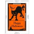 thumbnail image 5 of Art.com Happy Halloween, Black Cat Art Print, White Frame Wall Art, 21" x 29", 5 of 5