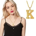 thumbnail image 2 of Xihbxyly Collar con Colgante de Cadena con 26 Letras y Nombre En Inglés para Mujer, 2 of 5