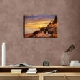 thumbnail image 4 of Sunset Coastal Wall Art Bass Harbor Beach Bathroom Decor Acadia National Park Poster Ocean Landscape Canvas Prints Pictures Modern Nature Lighthouse Artwork for Living Room Home Decoration 12x16", 4 of 6