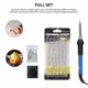 thumbnail image 3 of Kit Soldador Eléctrico 60W Con Temperatura Ajustable 34 Bits De Soldadura Juego De Herramientas De Pirograbado Para Carpintería Grabado Tallado Quemado 38Pcs Minnieouse TO005358-03, 3 of 7