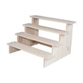 Segolike Wood Display Riser Stand Wooden Display Shelf Multilayer ...