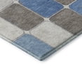 thumbnail image 3 of Addison Rugs Mayfield Premium Machine Washable Transitional Geometric Blue Rectangle Rug, 8' x 10', 3 of 7