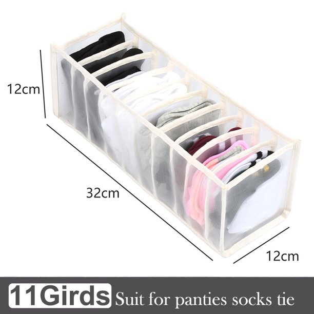 Caja De Almacenamiento De Ropa Interior Cajón Organizador Sujetadores Calcetines Camiseta Pantalones Divisor Organizadores