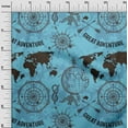thumbnail image 3 of oneOone Cotton Poplin Light Blue Fabric Tea Kettle Dress Material Fabric Print Fabric By The Yard 42 Inch Wide, 3 of 6