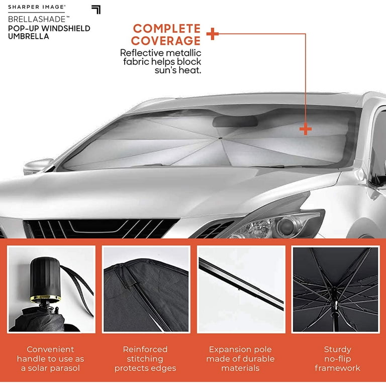 BrellaShade Windshield Sunshade - Keeps Car Cool, Protects