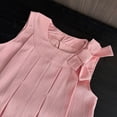 thumbnail image 5 of CAUYDY Toddler Baby Girls Summer Clothes Short Sleeves T-Shirt Tops + Shorts Cute Outfits Set For Kids 3t 4t 5t 6t 7t Daily School Activities (Sizes 3-4 Years,F02-Red), 5 of 9