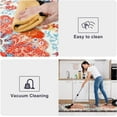 thumbnail image 5 of KIMDOE Kitchen Rugs Cushioned Anti Fatigue Kitchen Mat Non-Skid Waterproof Kitchen Runner Rug Ergonomic Comfort Foam Standing Mat for Kitchen Decor,Floors,Office,Laundry,Orange Blue 17"x29.5"+17"x47", 5 of 6