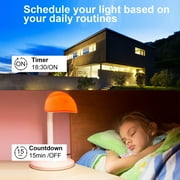 XODO 2-Pack Smart WiFi Light Bulb, Multi Color Changing LED, App Controlled