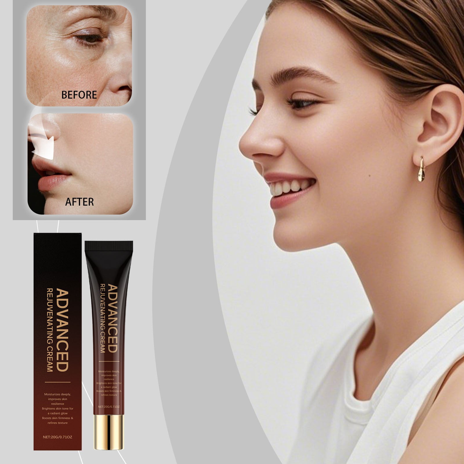 Kizenka Vitamin C Cream, Anti Aging Face Cream 20% Vitamin C Cream