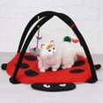 thumbnail image 4 of Cat Activity Tent, Play Mat Cat Play Mat, With Hanging Toy Balls Multifunction Animals Dogs For Cats Pets, 4 of 8