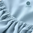 thumbnail image 6 of Bare Home Luxury 1800 Collection Fitted Sheet, Ultra-Soft, Deep Pocket, Full-XL, Light Blue, 6 of 8