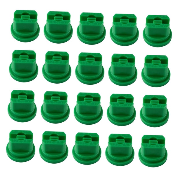 20 boquillas de pulverización para refrigeración de vehículos, lavado de invernaderos y verduras. verde