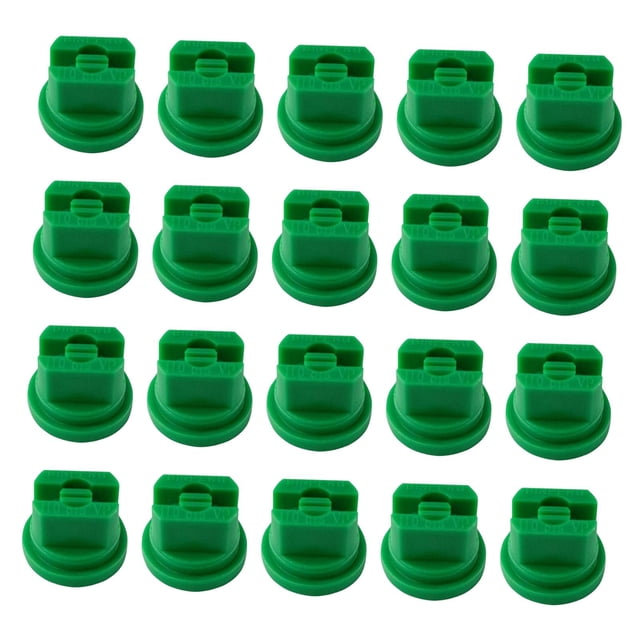 20 boquillas para pulverizador agrícola, ideales para pulverización con mochila. verde