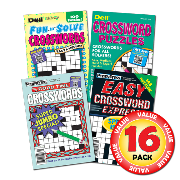 Penny Dell Favorite Crossword 16-Pack (Paperback)