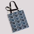 thumbnail image 2 of PKQWTM Dark Sea Pattern Canvas Shoulder Bags Handbags Tote Bags Shopping Bag, 2 of 2