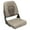 Mocha Java / Mushroom / Café, variant on Wise BM1461-1066 Premier Series Pontoon High Back Fold Down Seat, Platinum / Mocha / Khaki