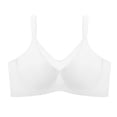 thumbnail image 4 of Jelly Bras for Women Seamless Bra Push Up Bra Balconette Bra Bralettes for Women No Underwire Bras Full Coverage Bras Wireless Bras Wide Comfortable Straps Supportive Lift And Shape Bra White, 4 of 9