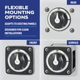 thumbnail image 5 of Blue Sea Systems 6006200 m-Series Battery Switch ON/OFF with Knob, Black, 5 of 7