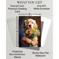thumbnail image 4 of Tarjeta de felicitación CATNEVERLAND Golden Retriever 13x18 cm, 4 of 9