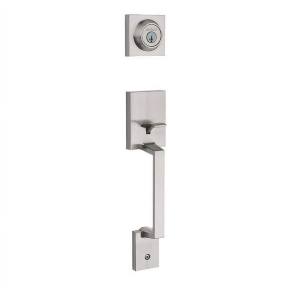 Kwikset 687AMDLIP-15S Amador Handleset in Satin Nickel