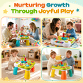 Baby's Math Table Yexmas 12-in-1 Baby Activity Table, Musical Learning Table for Toddlers ...