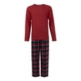 thumbnail image 4 of Fruit of the Loom Men's Jersey Knit Top and Flannel Pajama Pants Set, 2-Piece, Sizes S-5XL, 4 of 6