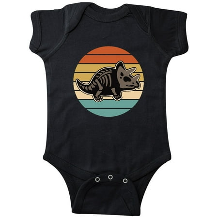 

Inktastic Dinosaur Triceratops Skeleton Vintage Gift Baby Boy or Baby Girl Bodysuit