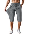 thumbnail image 2 of Men Hiking Capri Pants Quick-Dry Lightweight Sweatpants Outdoor Sports Fishing Water Resistant Zipper Pockets, 2 of 6