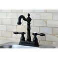 thumbnail image 1 of Kingston Brass Tudor 4" Center Bar Faucet, 1 of 2