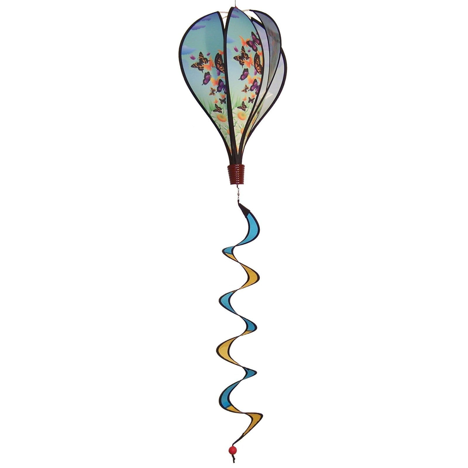 In the Breeze Butterfly Swarm Hot Air Balloon Wind Spinner by Gold Crest Distributing LLC