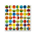thumbnail image 2 of Trademark Fine Art "Forty Nine Circles" Canvas Art by Michelle Calkins, 2 of 4