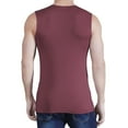 thumbnail image 5 of Nnhblu Men Tank Tops V-Neck Sleeveless Ice Silk,Traceless Breathable Shirts for Men Work Wine XXXXL, 5 of 9