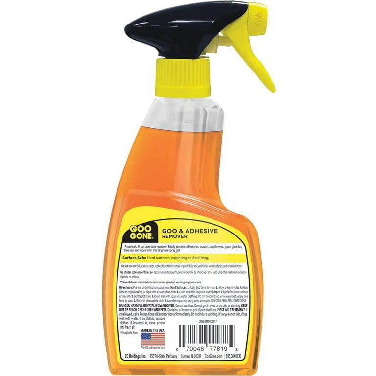 Citrus 12 oz. Adhesive Remover Gel All-Purpose Cleaner Spray 3
