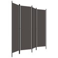 thumbnail image 3 of vidaXL 4-Panel Room Divider Anthracite 200x180 cm, 3 of 5