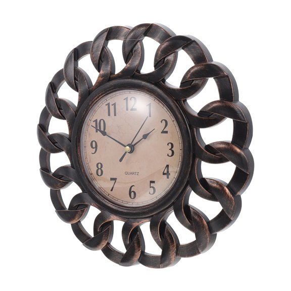 Bell Large Wall Clock Silent 3d Bar Decoration Decorative Woman