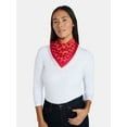 thumbnail image 2 of Time and Tru Women's Retro Geometric Scarf with All-Season Versatility, 2 of 5