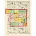 thumbnail image 2 of Walling 19x24 White Modern Wood Framed Museum Art Print Titled - Wexford Michigan - Walling 1873, 2 of 4