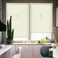 thumbnail image 1 of Yoolax Motorized Smart Shade with Remote Control Electric Half-Shading Roller Cordless Window Blind(80% Shading Off-white,24"W x 72"H), 1 of 6